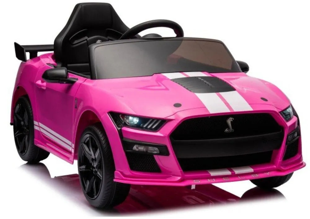 Ford Mustang GT500 Shelby – rožinis, 12V, 2×35W